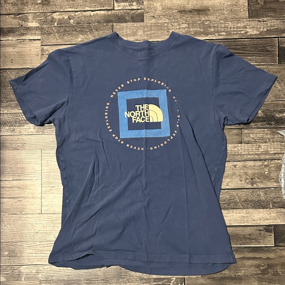 Donating soon…    The North Face Navy Tee with Logo